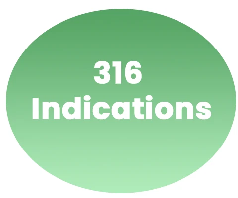 316 indications thérapeutique