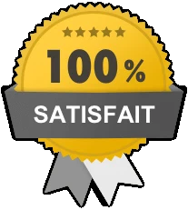 100% satisfait